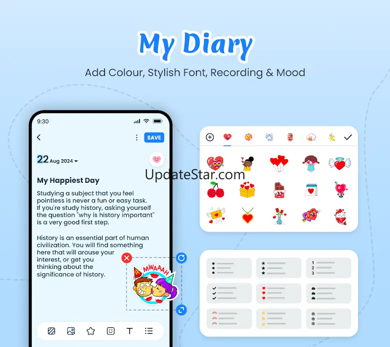 My Diary - Daily Journal Diary 1.6