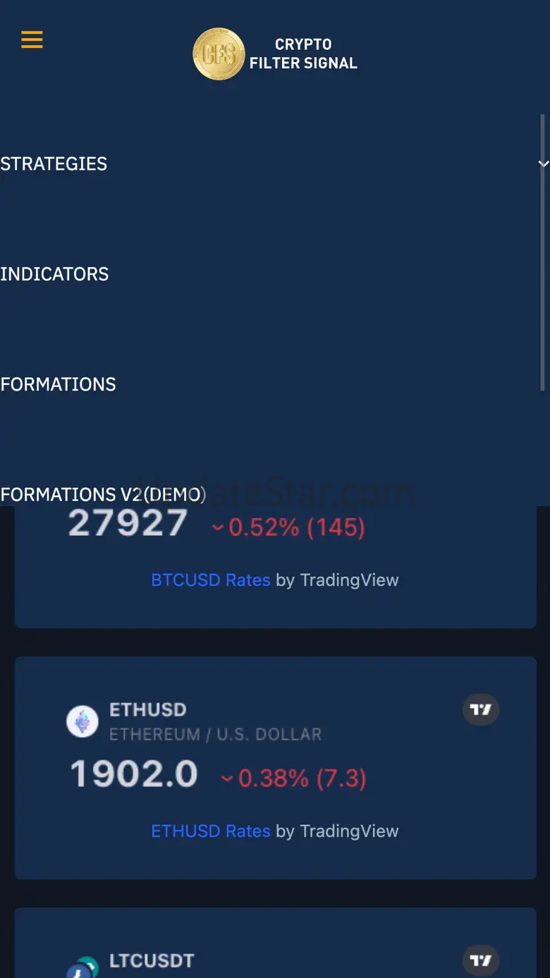 Crypto Filter Signal 1.0