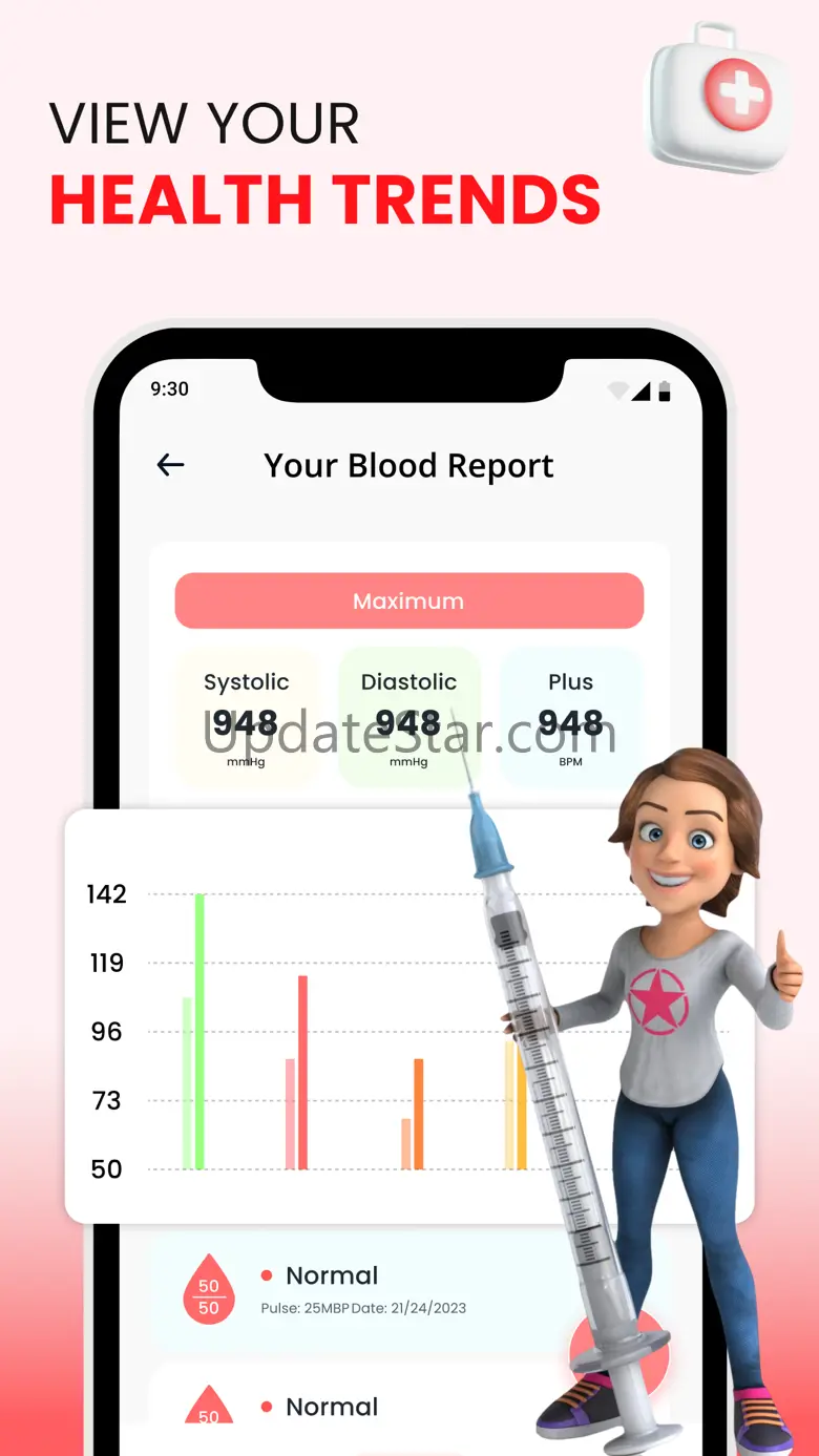 Heart Rate Monitor: BP Tracker 2.3