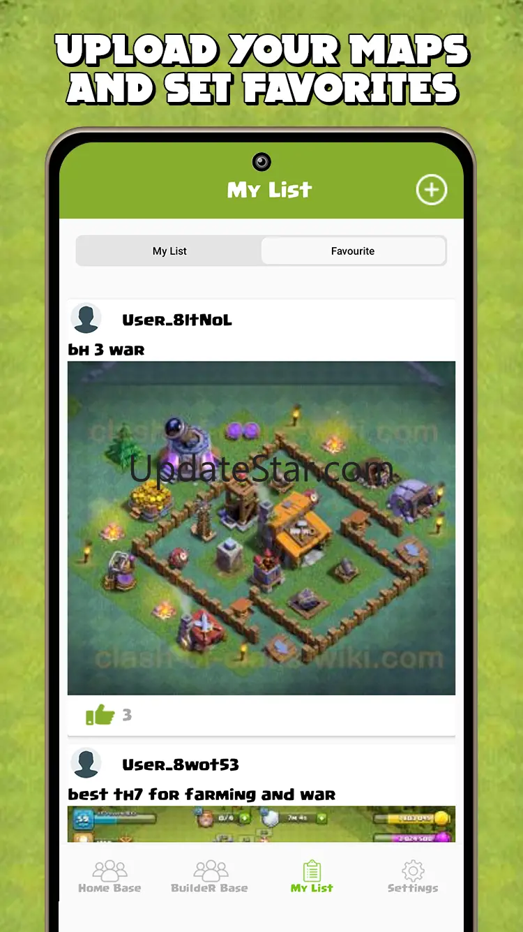 Map Layout Links Base for COC 3.0