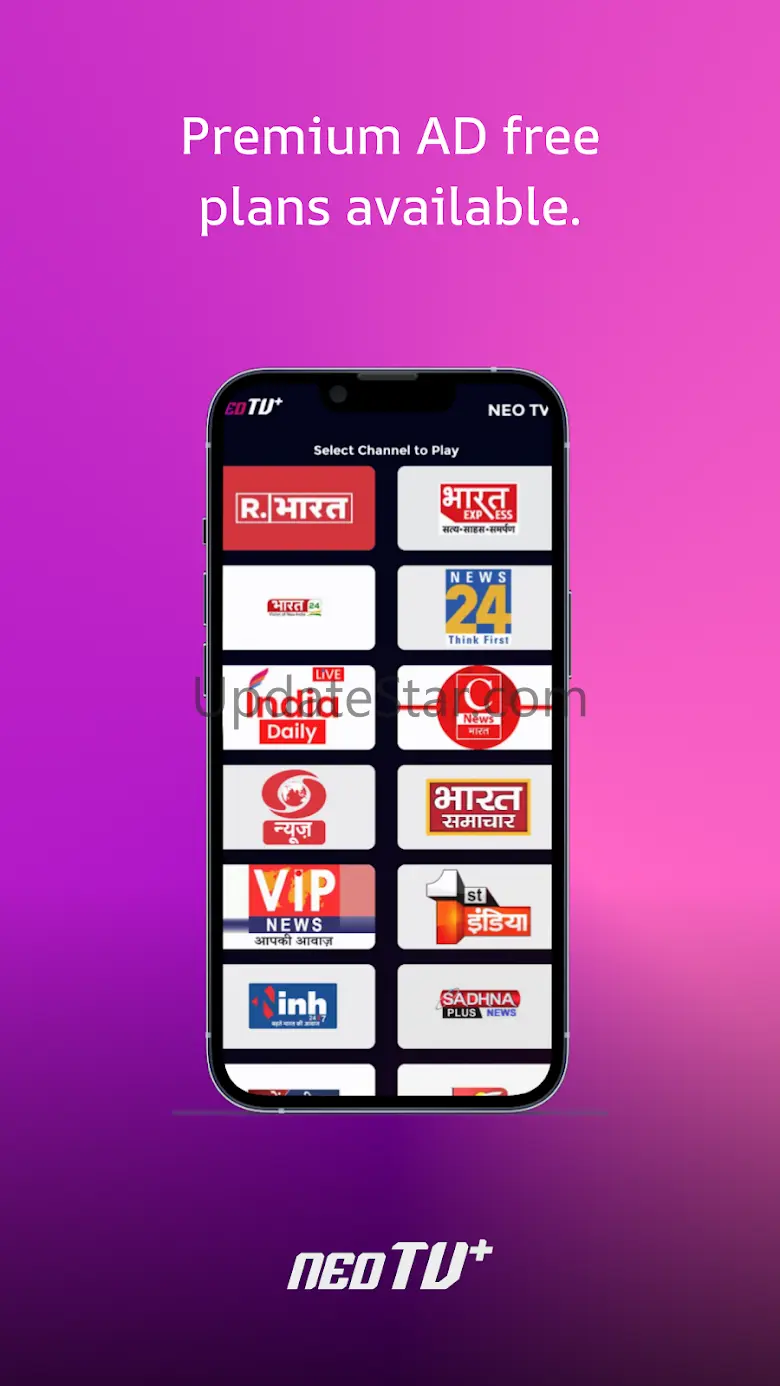 Live TV Channels :  NeoTV+ 1.17