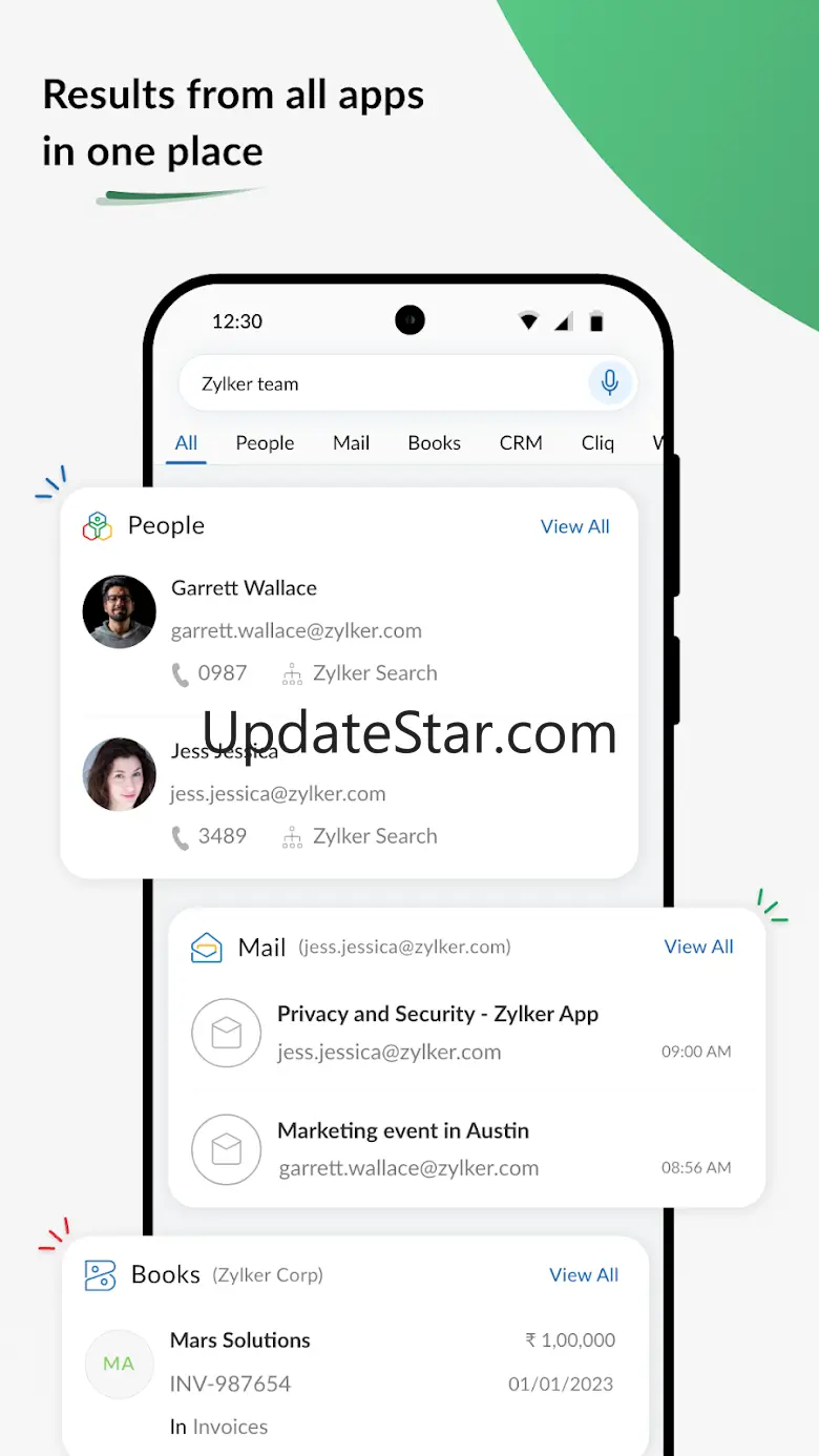 Search across Zoho- Zia Search 1.4.9