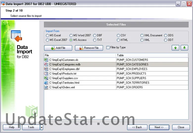 EMS Data Export 2007 for DB2 3.3