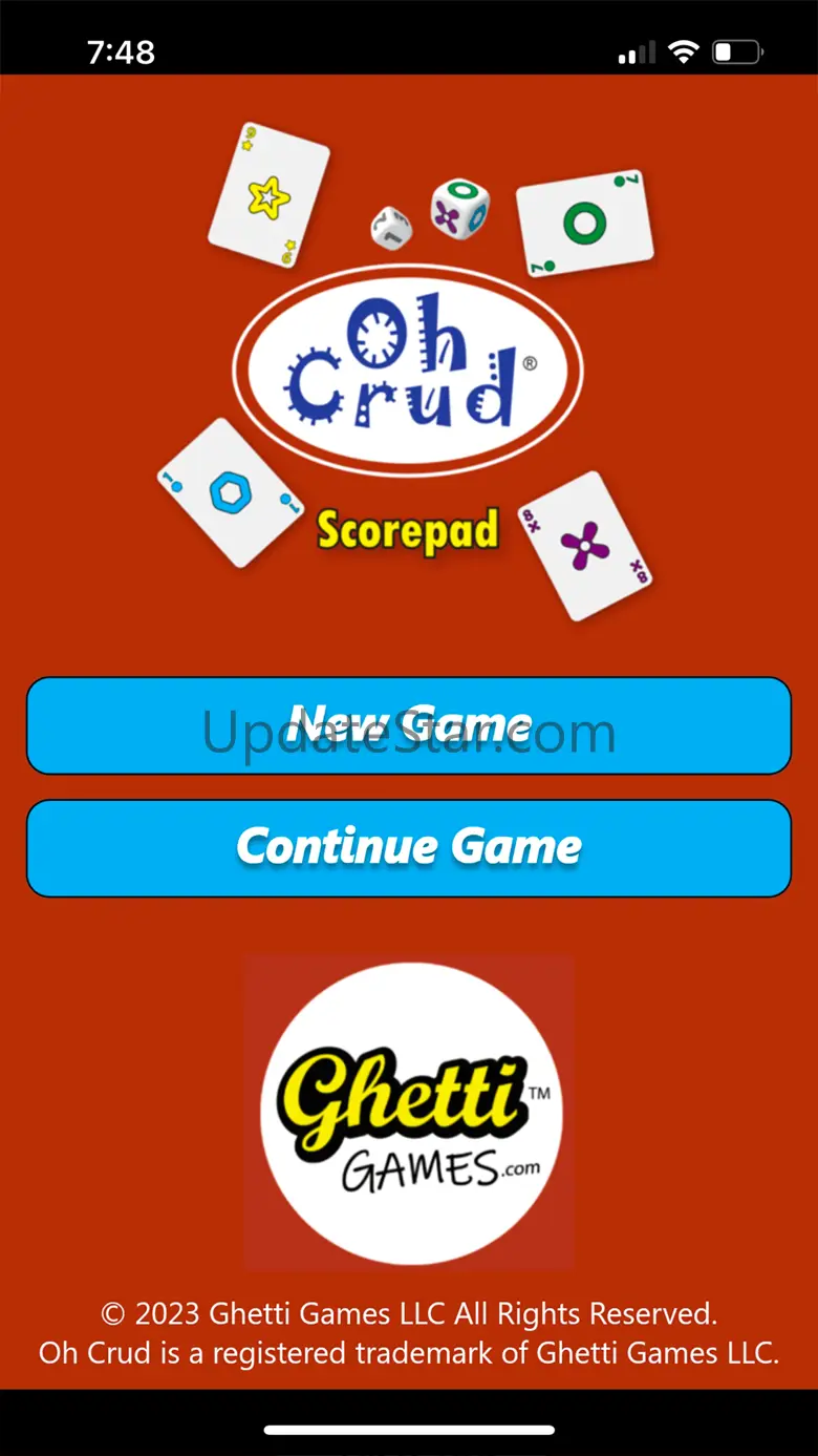Oh Crud Scorepad 1.1.1