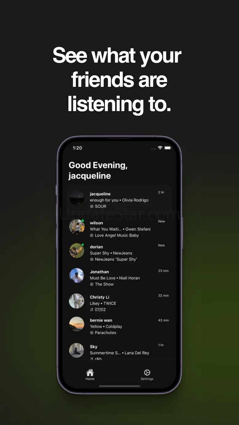 Listening Activity for Spotify 1.0