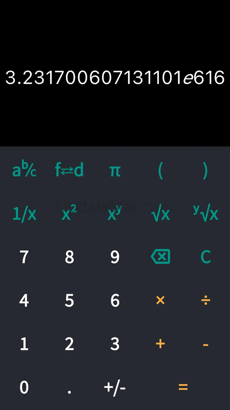 Calculator with fractions 1.0.1