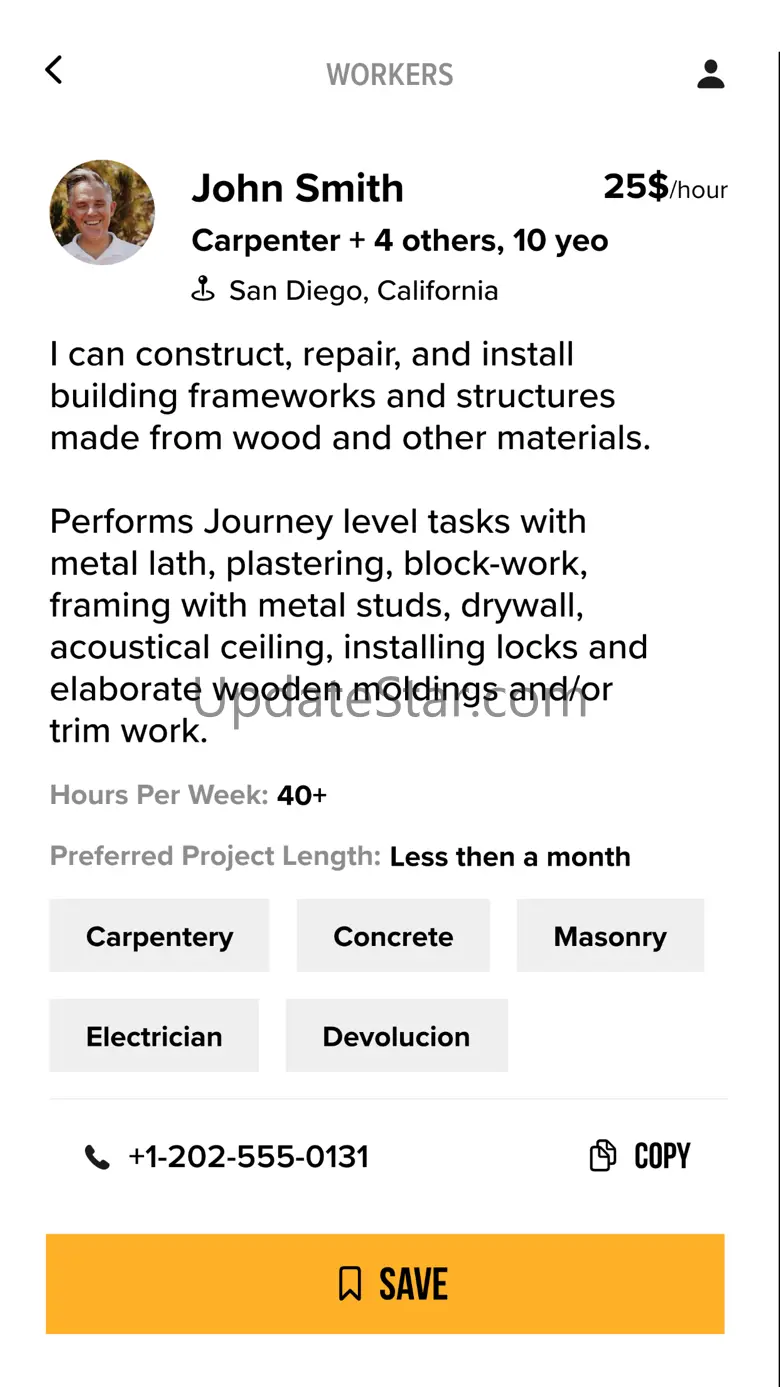 Construction Help Finder (CHF) 1.1.6
