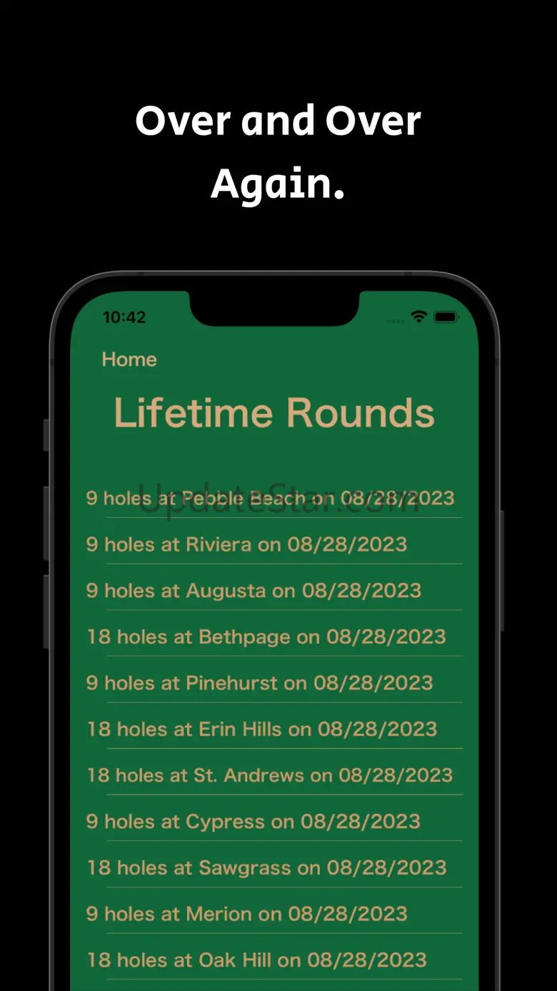 Golf Buddy - Stat Tracker 1.0