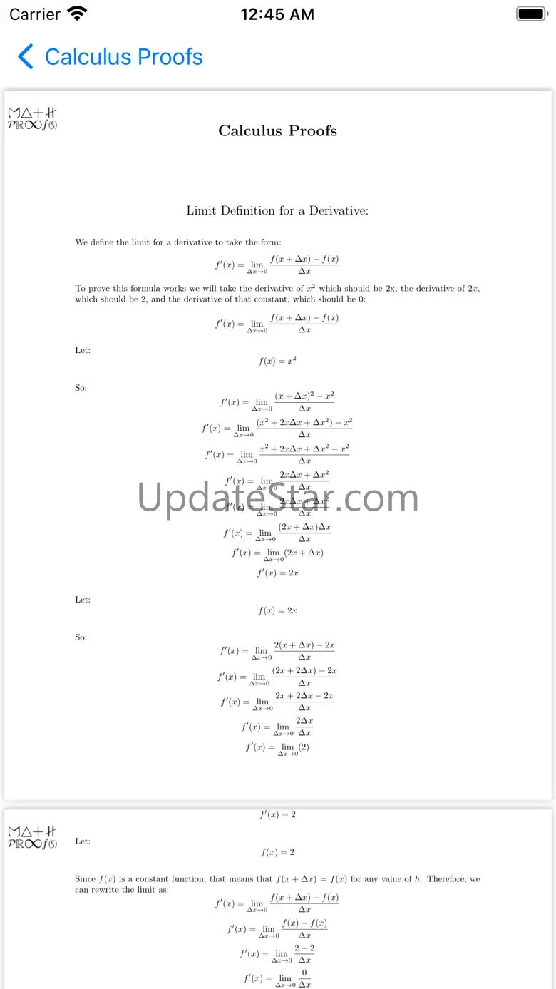 Mathematical Proofs 1.1