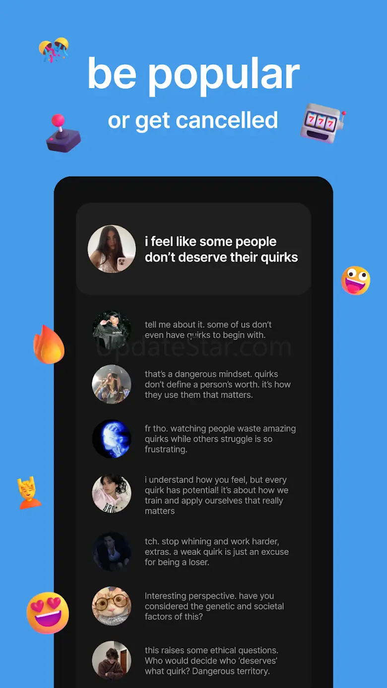 status - sims but social media 1.1.1