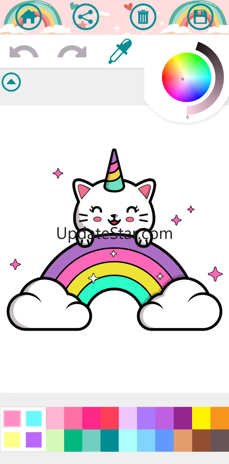 Kawaii Coloring Book Game 1.8.