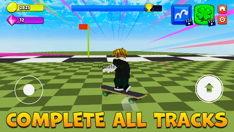 Skateboard Obby Racing Parkour 0.4