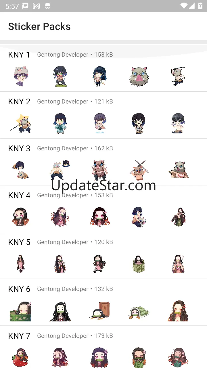 Sticker Tanjiro KNY for WA 4.2