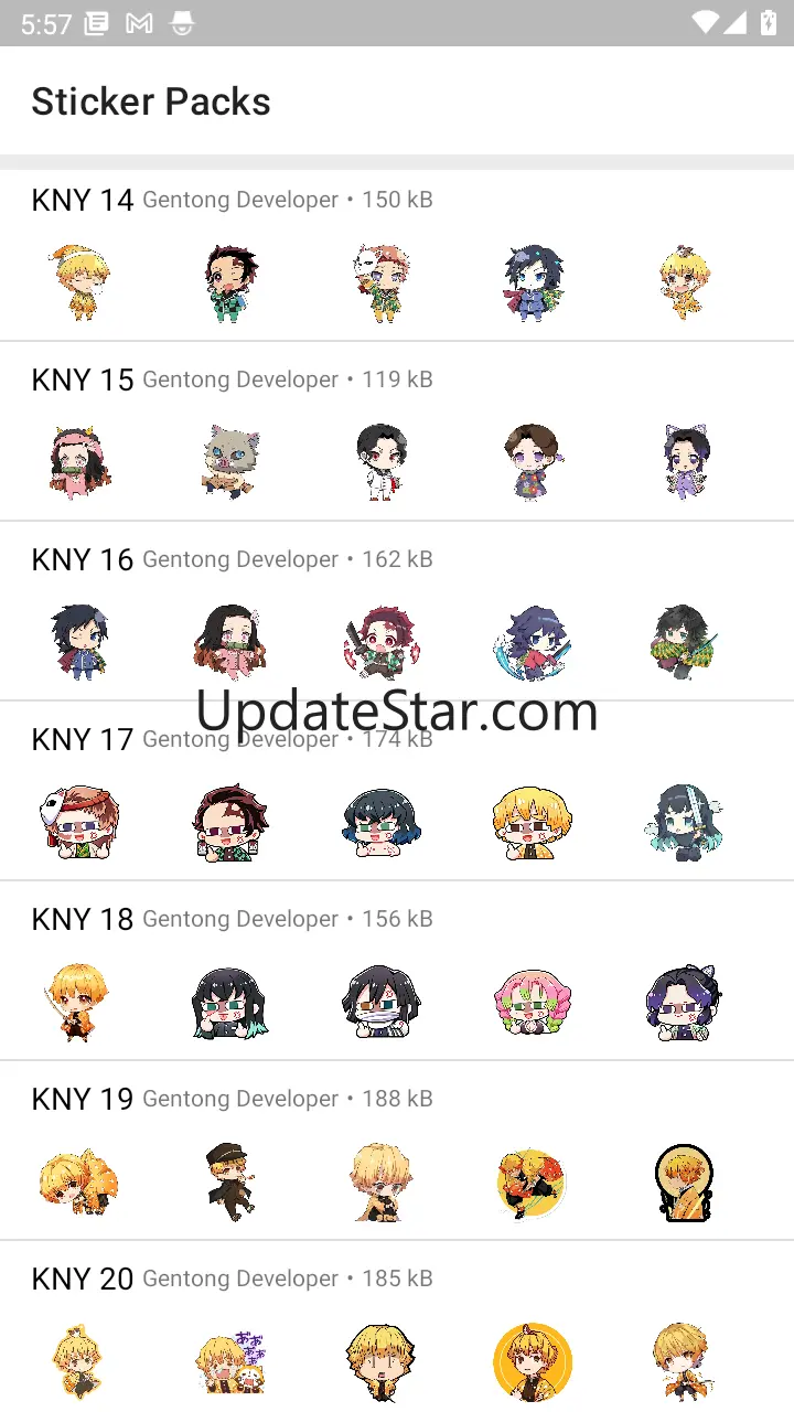 Sticker Tanjiro KNY for WA 4.2