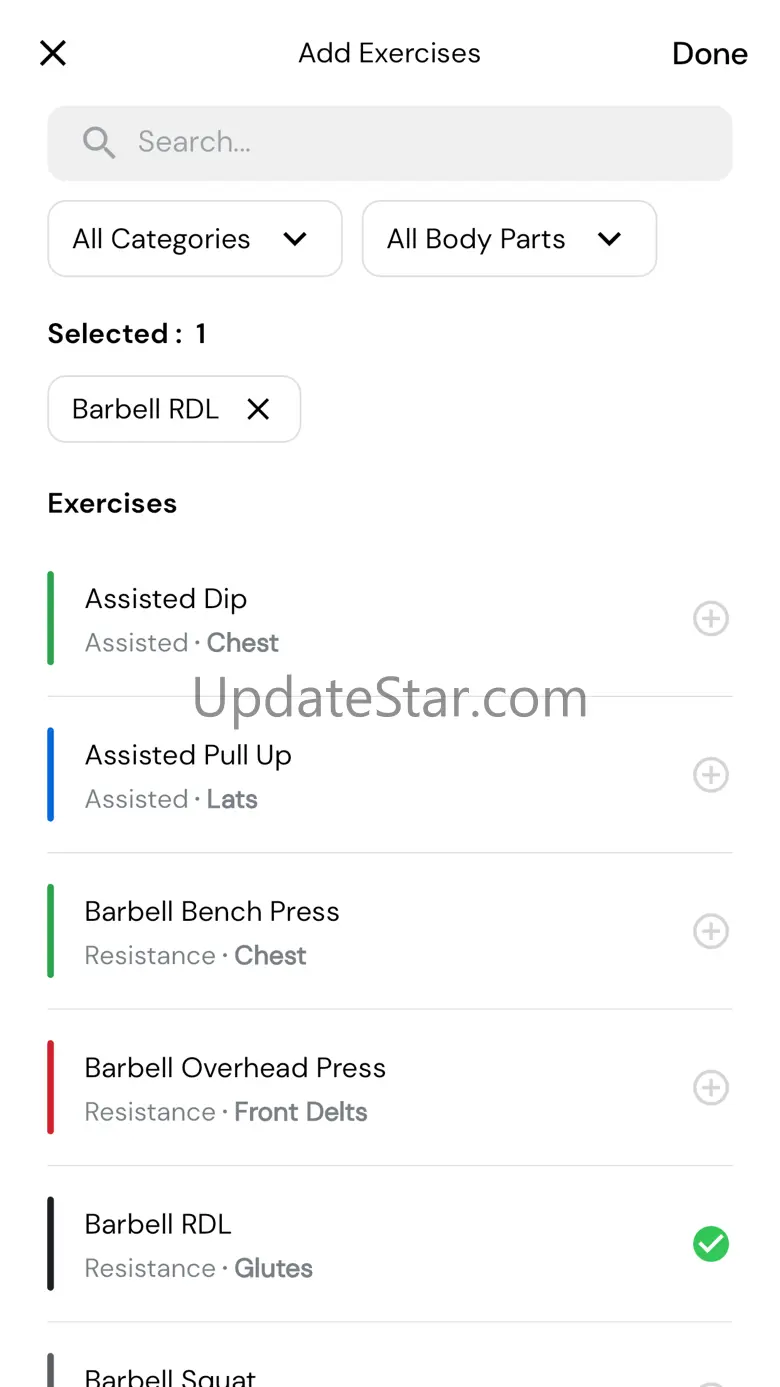 deficit: workout tracking 45.0