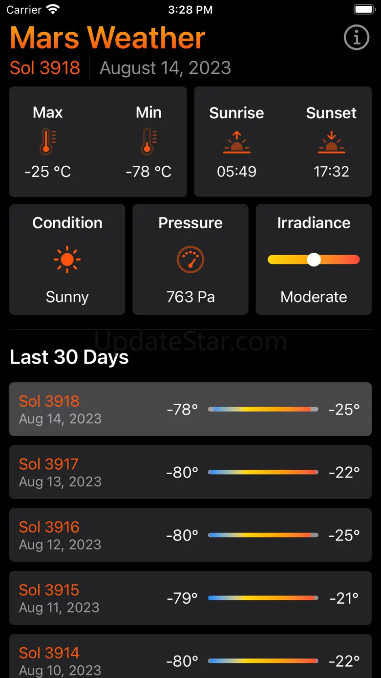 Mars Weather 1.0
