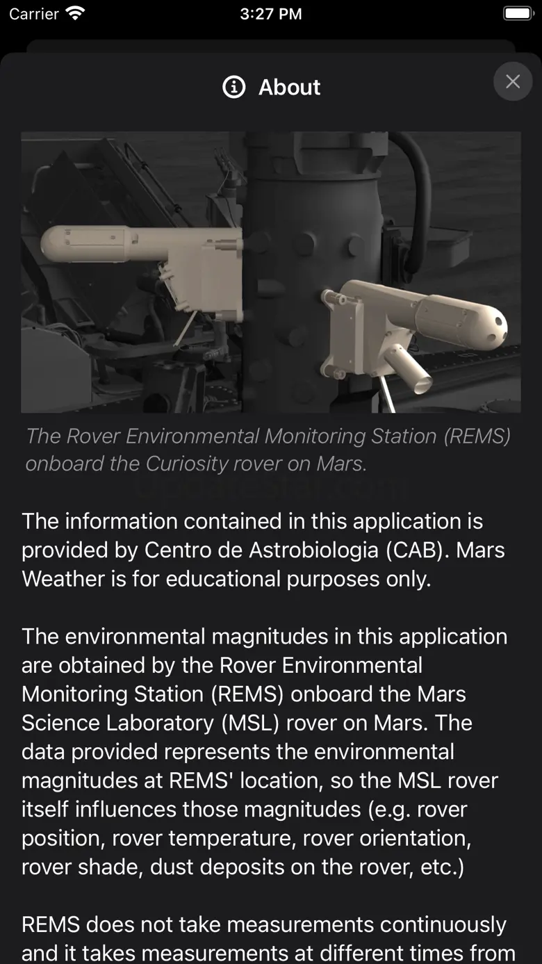 Mars Weather 1.0