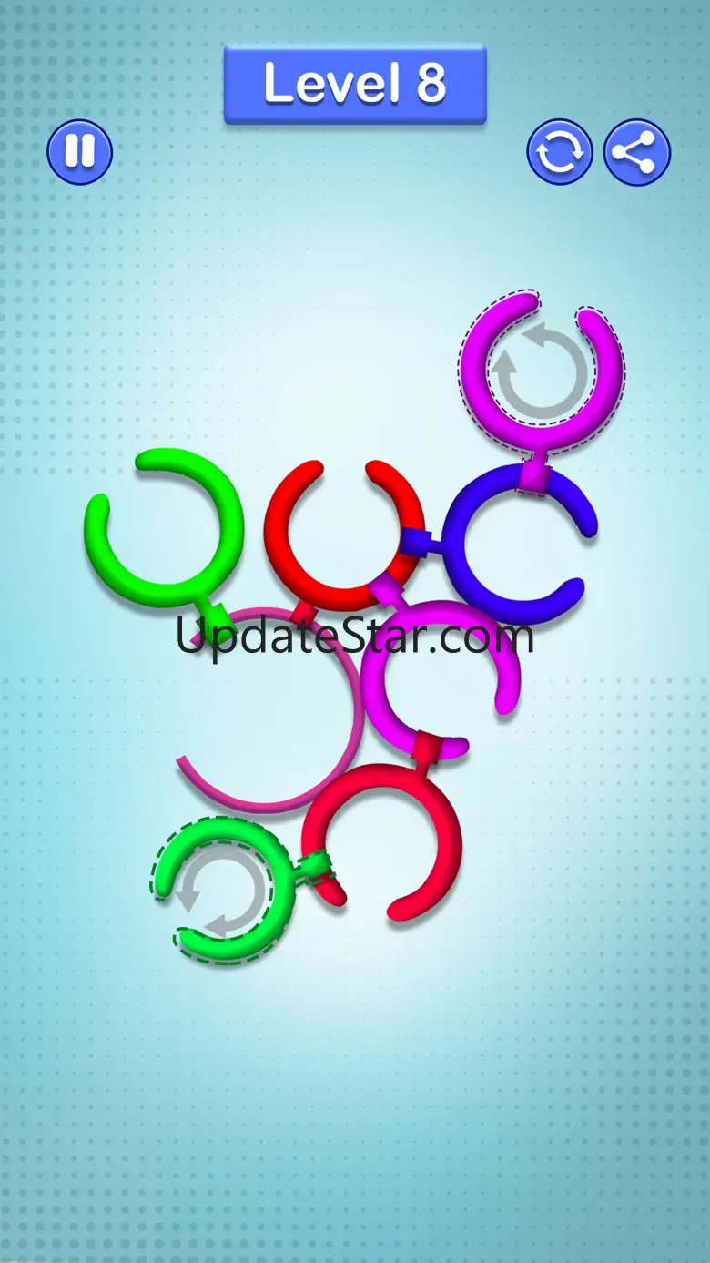 Rotate Rings Lock Sorting Game 1.1