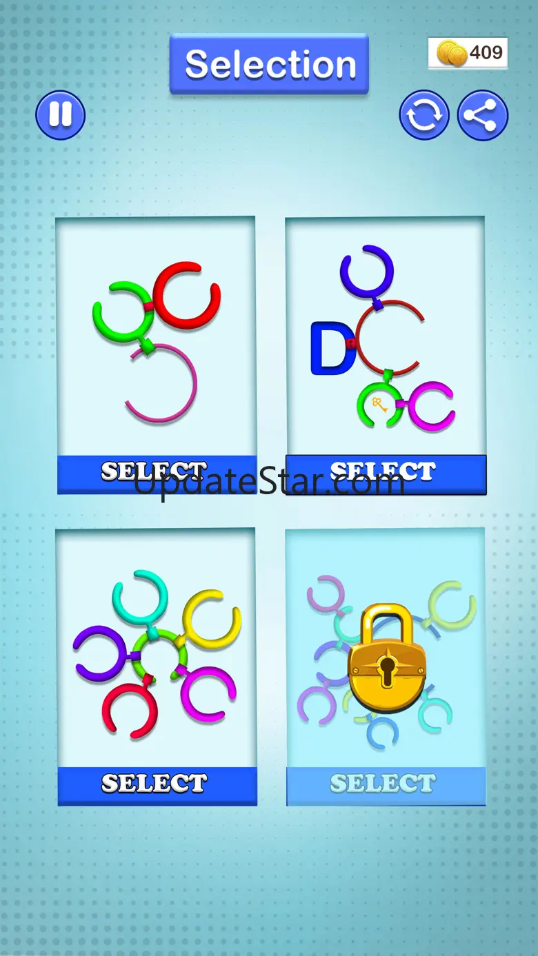 Rotate Rings Lock Sorting Game 1.1