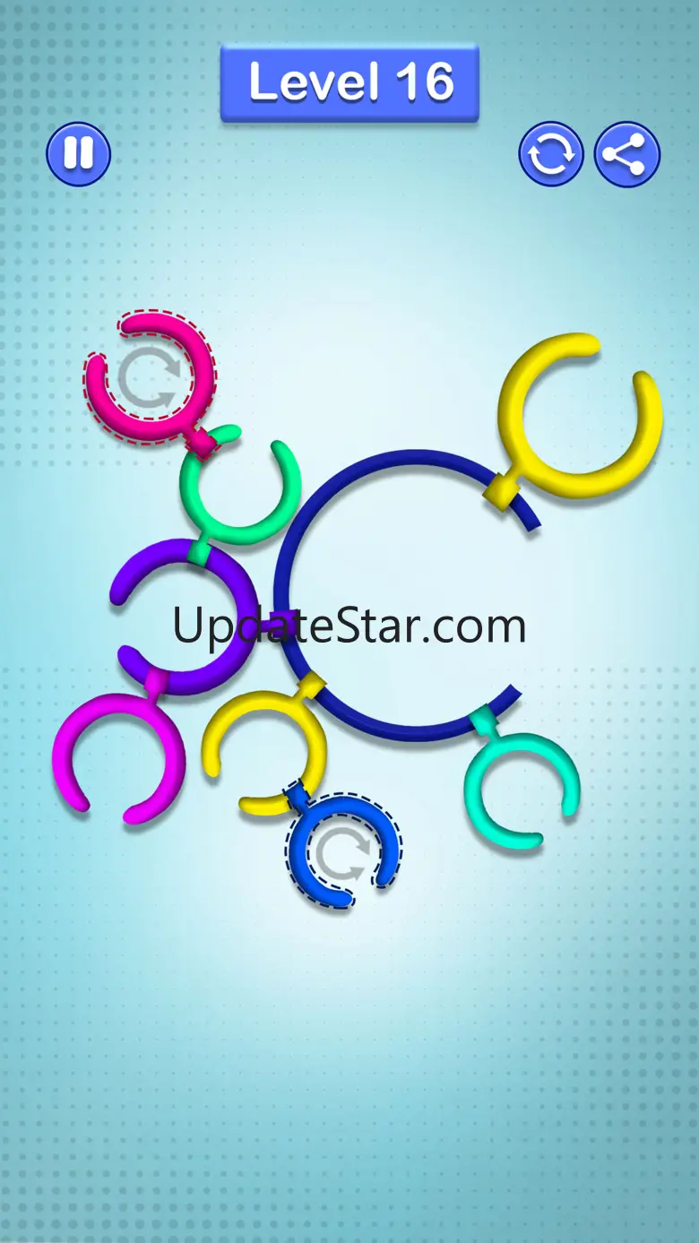 Rotate Rings Lock Sorting Game 1.1