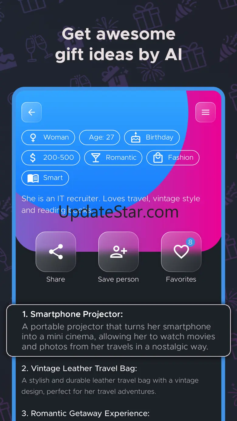 Gift Ideas: Giftadvisor AI app 1.0.77