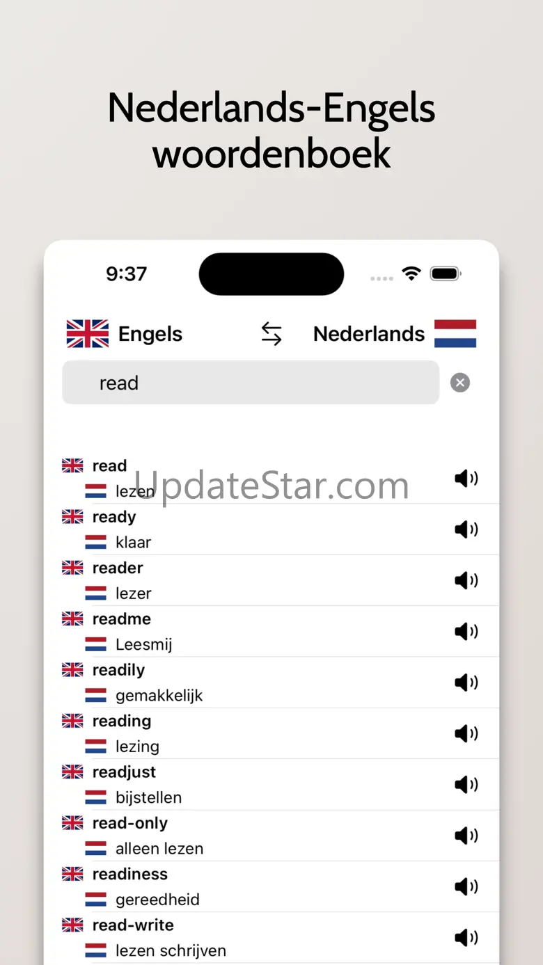 Engels-Nederlands woordenboek 1.1