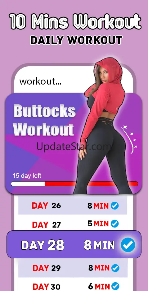 buttocks workout , 30 day home 1.0.7