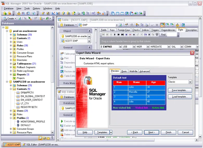 EMS SQL Manager 2007 for Oracle 3.2