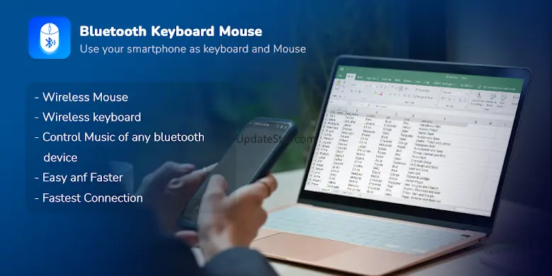 Bluetooth Mouse and Keyboard 1.7
