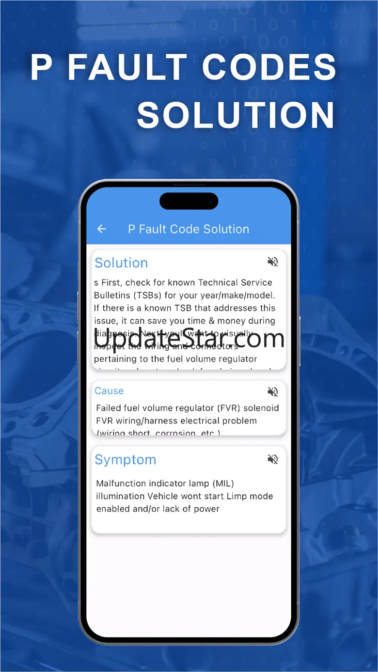 OBD2 Fault Codes with Solution 1.0.3