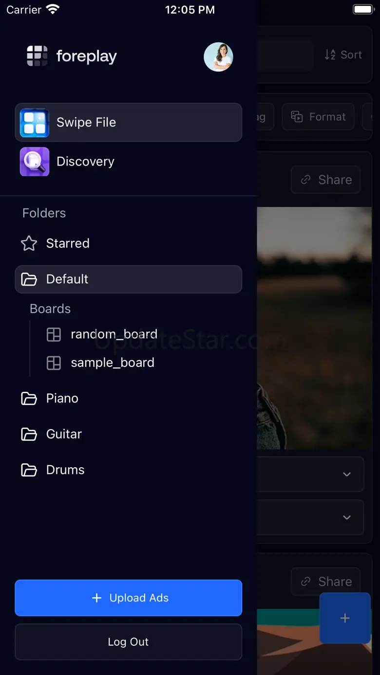Foreplay Ad Swipe File 1.2.0