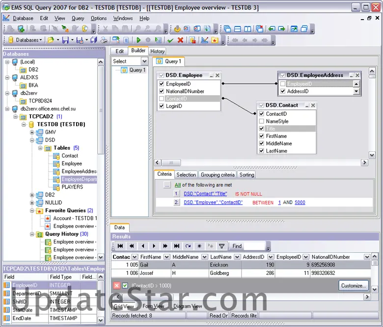 EMS SQL Query 2007 for DB2 3.2
