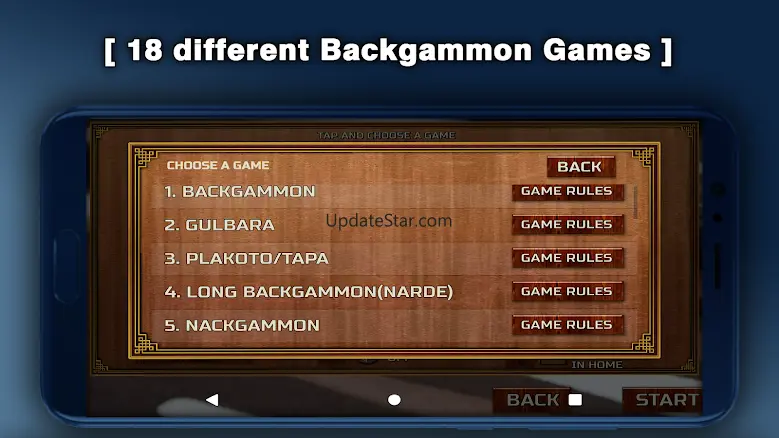 Backgammon 18 Games 8.027
