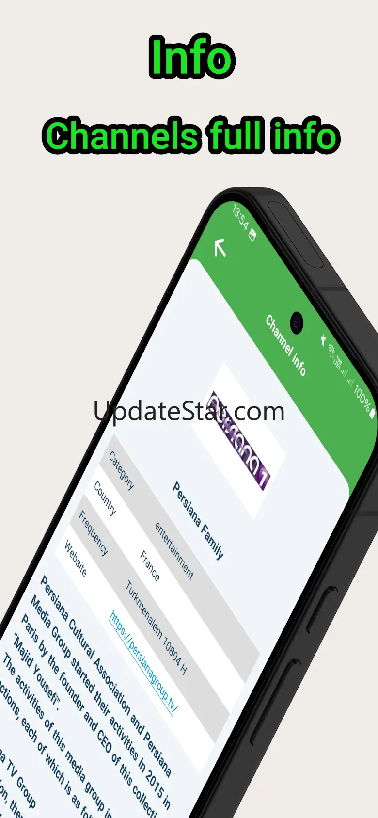Mahvare & TV - Channels list 1.1