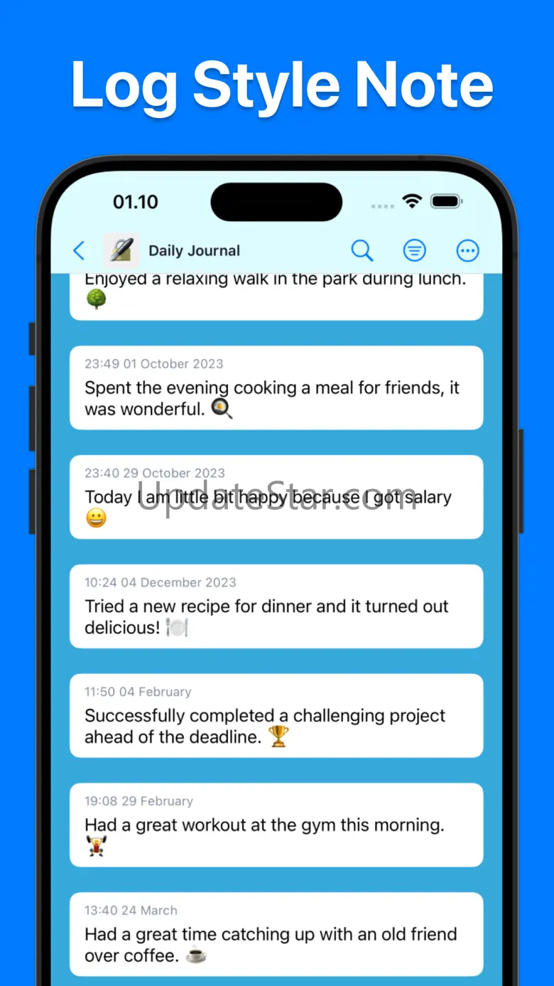 Timenotes: Note with Timestamp 2.4