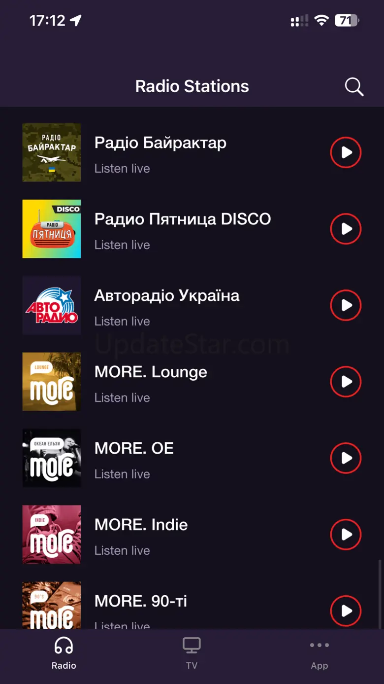 Ukrainian Radio by Mediacast 1.0.1