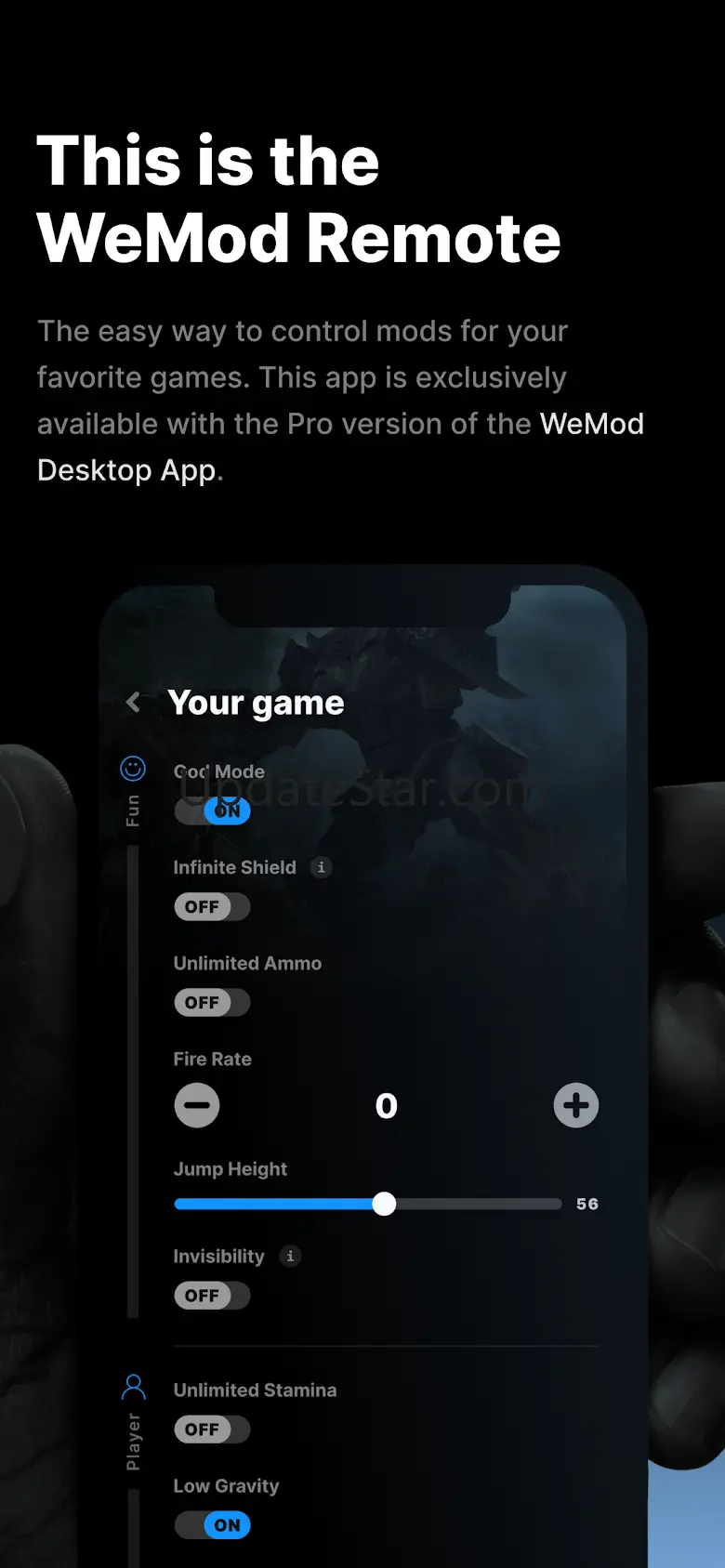 WeMod Pro Remote 3.7.0