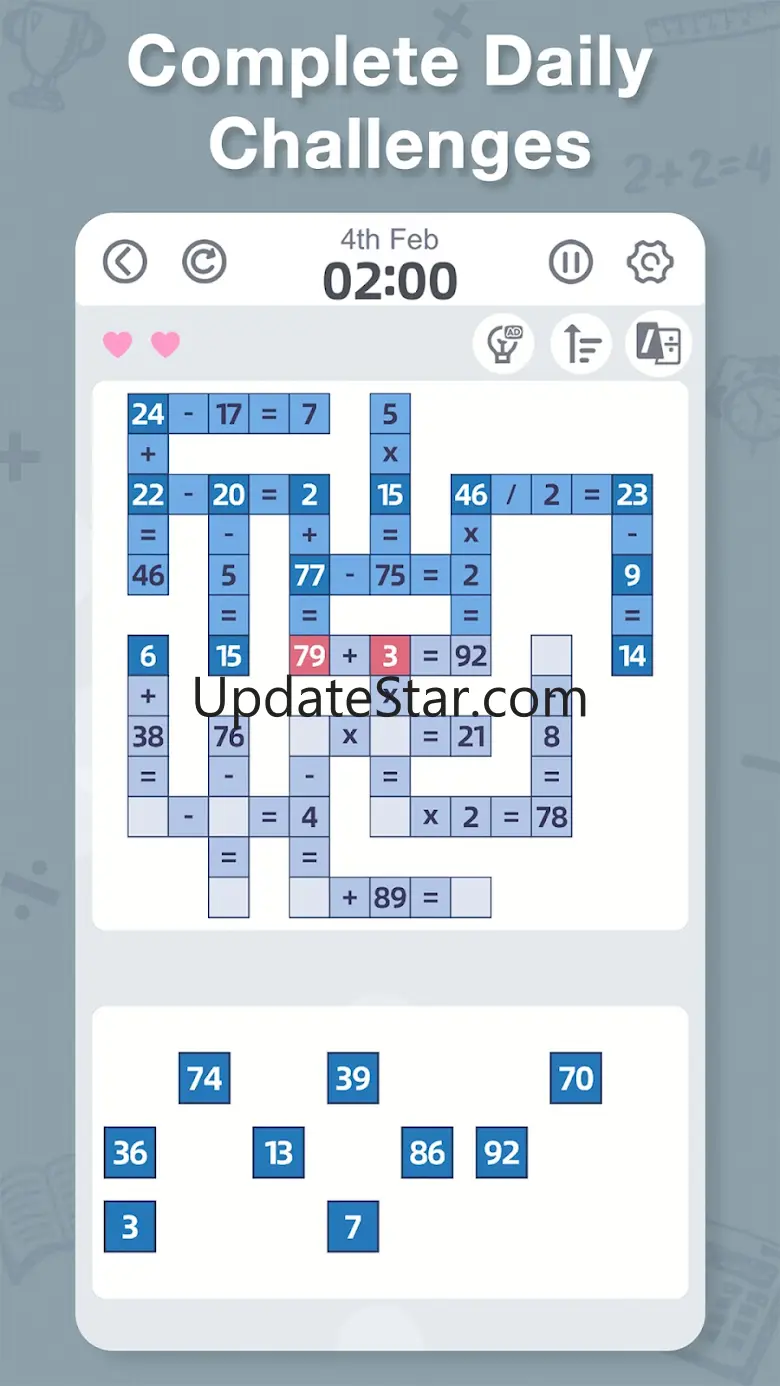 CrossMath - Number Puzzle Game 1.8.5