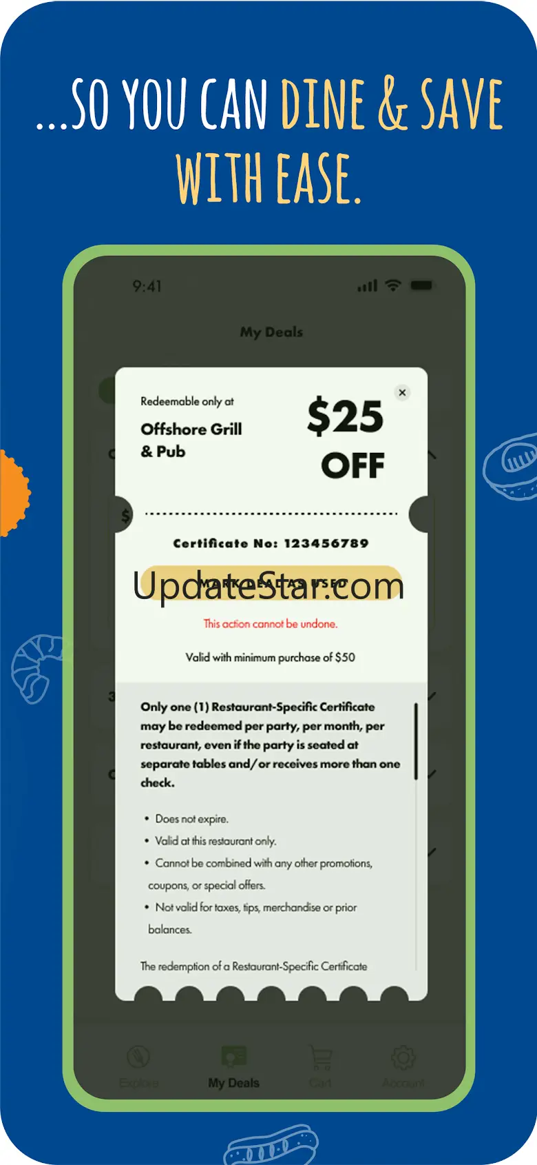 Restaurant.com 5.0.0