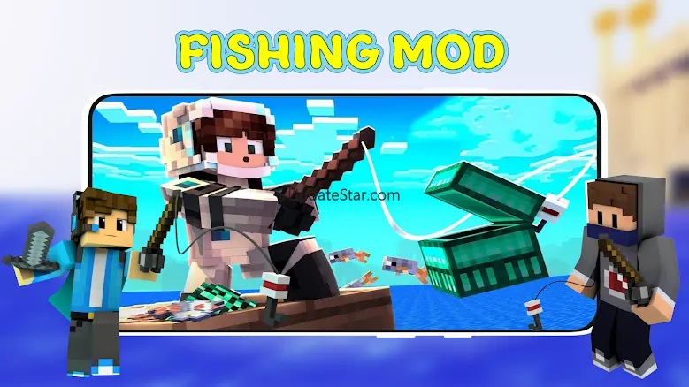 Fishing Mod For Minecraft PE 1.3