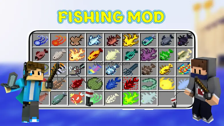 Fishing Mod For Minecraft PE 1.3