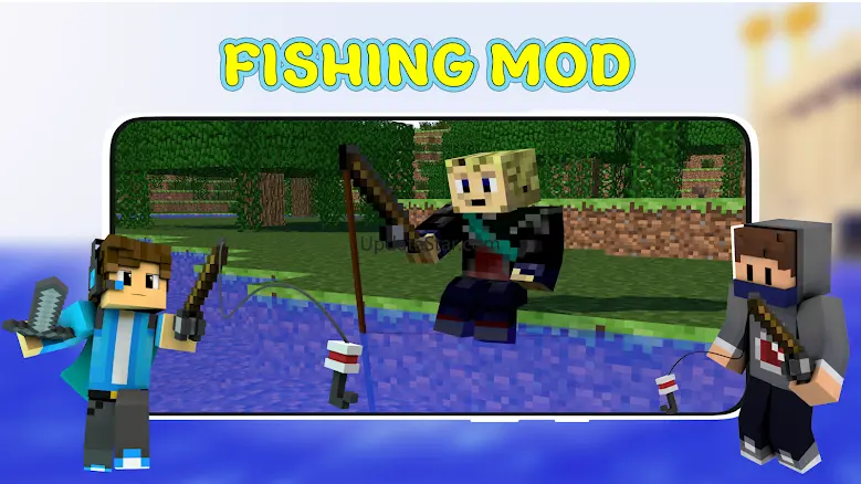 Fishing Mod For Minecraft PE 1.3