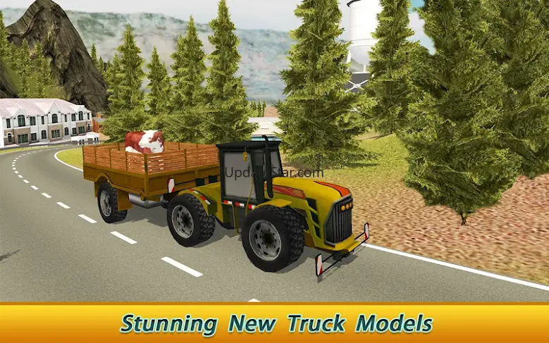 Farming Animals Tractor Cargo 1.5