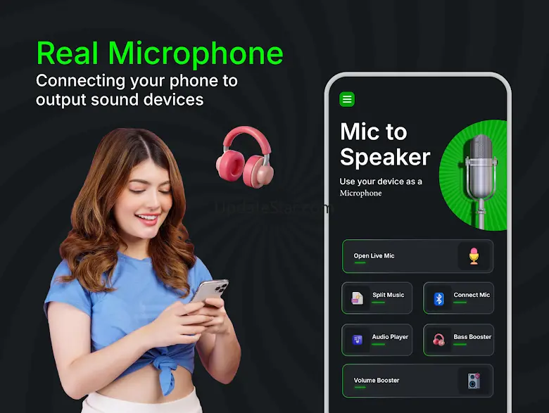 Mic to Speaker Bluetooth Mic 2.0.8