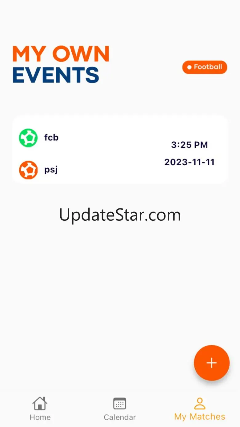 Most Events: Football 1.0.3