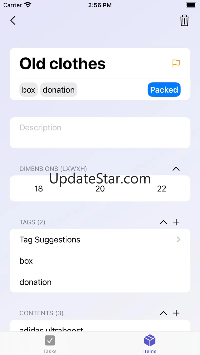 Moving - Tasks & Items 1.0.0