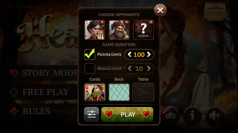 Hearts HD: Classic Card Game 1.0.75