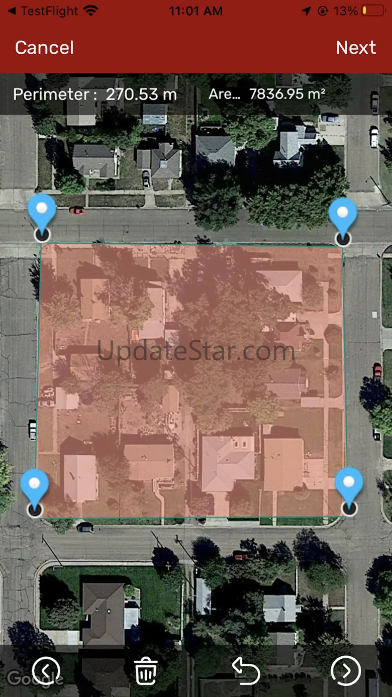 GPS Area Measurements 15.2