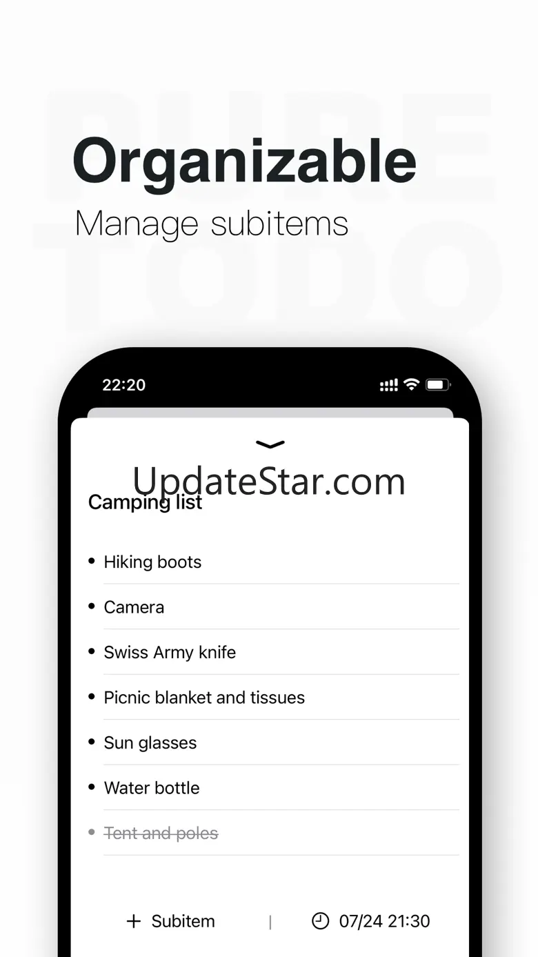 Pure To Do: Simple List 2.4