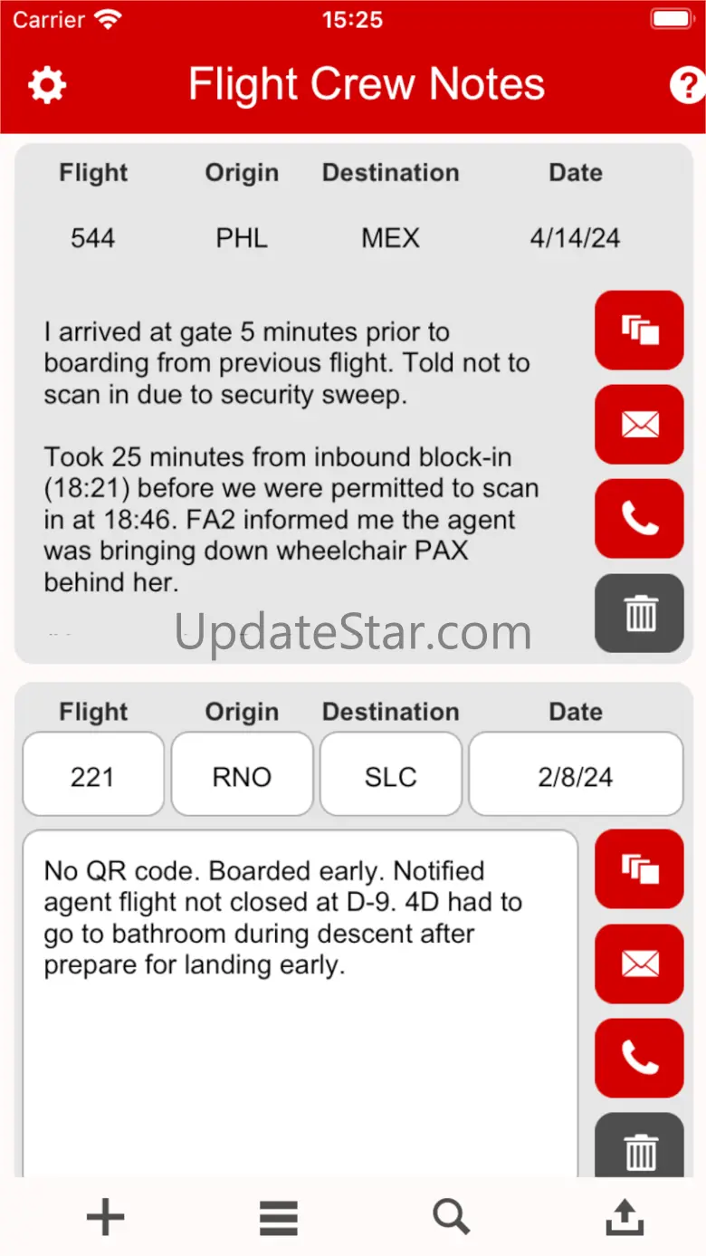 Flight Crew Notes 2.2.2